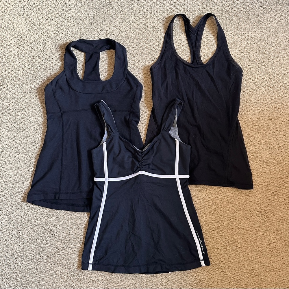 Lululemon Black Tank Top Bargain Bundle
